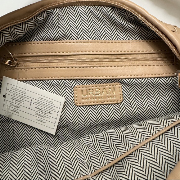 NEW Urban Expressions Laverne Hobo Weave Handbag - Picture 12 of 13